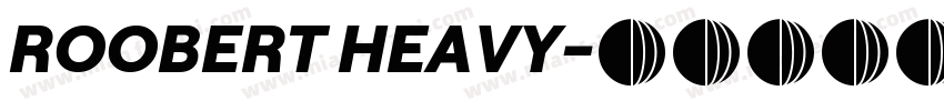 ROOBERT HEAVY字体转换